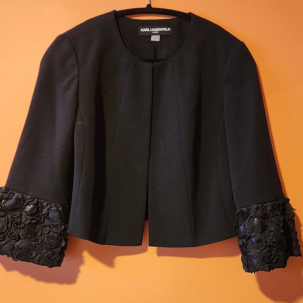 Black Karl Lagerfeld jacket size XS